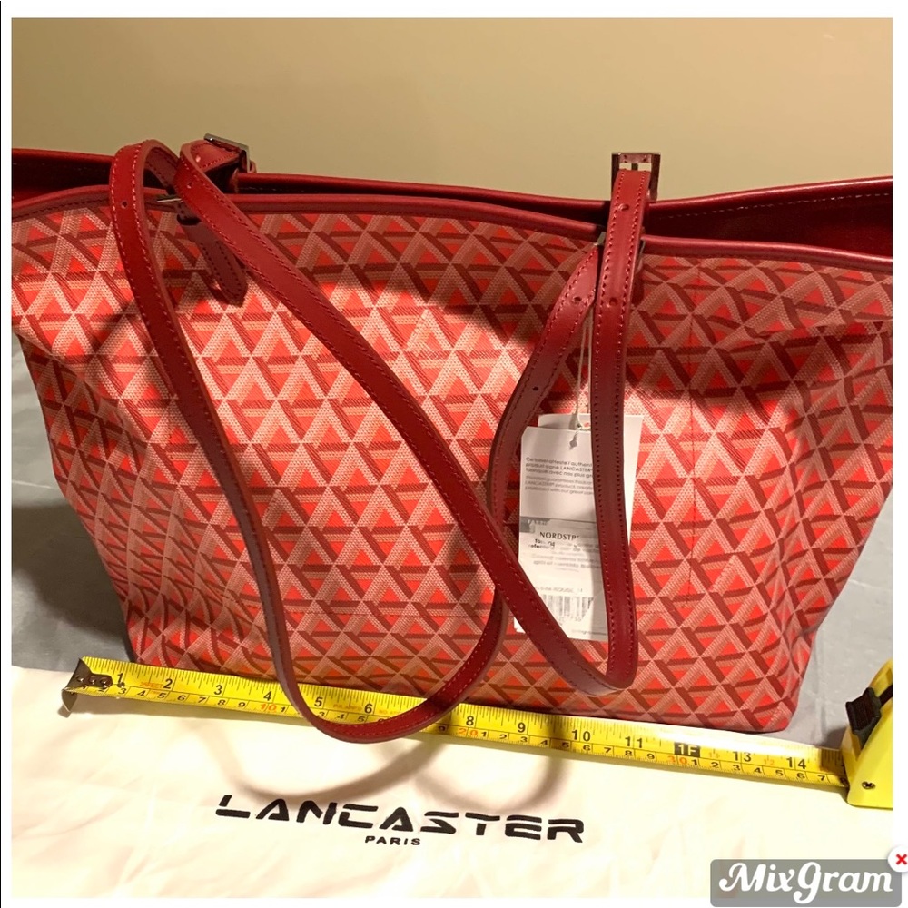 RED LANCASTER PARIS TOTE